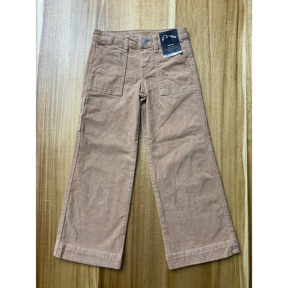Art Class Kids Girls Wide Leg Brown Corduroy Pants With Pockets Size 6 - Picture 2 of 12